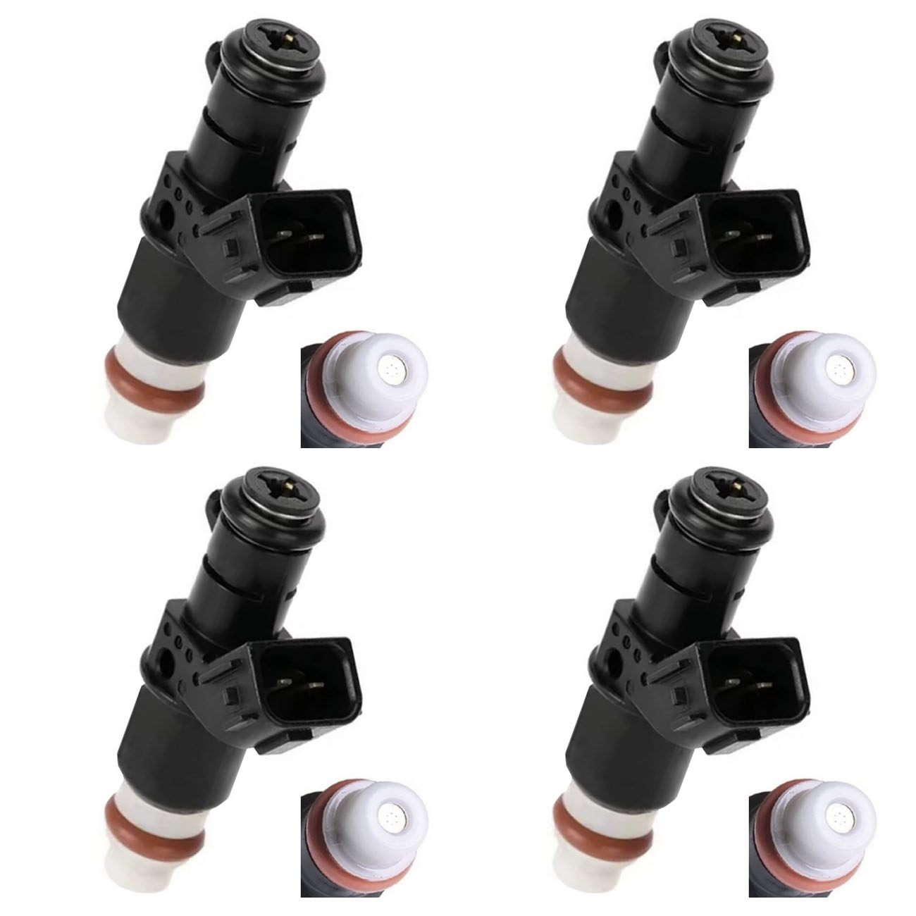 Kit 4 Inyectores Honda Civic Fit Pilot Accord 1.7 3.5 3.0